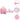 Kinderspeeltent met 250 ballen 301x120x128 cm roze