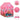 Kinderspeeltent met 250 ballen 69x94x104 cm roze
