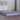Bedframe LED massief hout wit 200x200 cm
