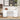 Bureau 140x50x75 cm bewerkt hout hoogglans wit