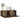 Wandkast 100x36,5x35 cm bewerkt hout bruin eikenkleur