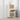 Schoenenkast 52x25x115 cm bewerkt hout en natuurlijk rattan wit