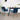 Eetkamerstoelen 2 st fluweel blauw