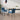 Eetkamerstoelen 2 st stof blauw