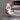 Massage gamestoel kunstleer wit en roze