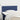 Hoofdbord 100x5x78/88 cm stof blauw