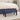 Bankje 70x30x30 cm stof blauw