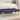 Bankje 100x30x30 cm stof blauw