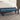 Bankje 100x30x30 cm fluweel donkerblauw