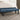 Bankje 100x30x30 cm fluweel donkerblauw
