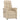 Massagestoel Crème 70.5 x 96.5 x 95 cm Stof en metaal