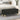 Bankje 100x35x41 cm stof zwart