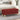 Bankje 100x35x41 cm stof wijnrood