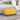 Bankje 70x35x41 cm fluweel geel