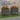 Plantenbakken 2 st 40x40x52,5 cm massief grenenhout grijs