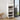 Schoenenkast 40x36x105 cm bewerkt hout hoogglans wit