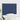 Hoofdborden 2 st 100x5x78/88 cm stof blauw