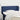 Hoofdbord met randen 83x23x78/88 cm stof blauw