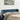 Hoofdbord met randen 147x23x78/88 cm fluweel donkerblauw