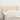 Hoofdbord met randen 103x23x78/88 cm stof crèmekleurig