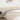 Hoofdbord met randen 203x23x78/88 cm stof crèmekleurig