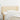 Hoofdbord met randen 83x23x78/88 cm stof crèmekleurig