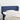 Hoofdbord met randen 93x23x78/88 cm stof blauw