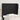 Hoofdbord met randen 93x23x118/128 cm kunstleer zwart