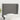 Hoofdbord met randen 83x23x118/128 cm stof donkergrijs