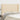 Hoofdbord met randen 147x23x118/128 cm stof crèmekleurig