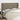 Hoofdbord met randen 203x23x118/128 cm stof taupe
