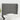 Hoofdbord met randen 83x23x118/128 cm stof donkergrijs