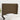 Hoofdbord met randen 93x23x118/128 cm stof donkerbruin