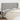 Hoofdbord met randen 203x23x118/128 cm stof lichtgrijs