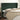 Hoofdbord met randen 203x23x118/128 cm fluweel donkergroen