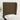 Hoofdbord met randen 83x23x118/128 cm stof donkerbruin