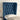 Hoofdbord met randen 83x23x118/128 cm fluweel donkerblauw