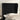 Hoofdbord met randen 93x23x118/128 cm fluweel zwart