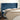 Hoofdbord met randen 183x23x118/128 cm fluweel donkerblauw