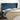 Hoofdbord met randen 203x23x118/128 cm fluweel donkerblauw