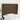 Hoofdbord met randen 93x23x118/128 cm stof donkerbruin