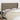 Hoofdbord met randen 203x23x118/128 cm stof taupe