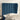 Hoofdbord met randen 83x23x118/128 cm fluweel donkerblauw