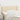 Hoofdbord met randen 93x16x78/88 cm stof crèmekleurig