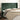 Hoofdbord met randen 203x16x118/128 cm fluweel donkergroen