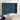 Hoofdbord met randen 93x16x118/128 cm fluweel donkerblauw