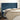 Hoofdbord met randen 203x16x118/128 cm fluweel donkerblauw