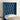 Hoofdbord met randen 83x16x118/128 cm fluweel blauw
