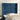 Hoofdbord met randen 93x16x118/128 cm fluweel donkerblauw