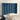 Hoofdbord met randen 83x16x118/128 cm fluweel blauw